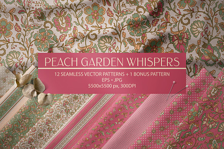 Peach Garden Whispers