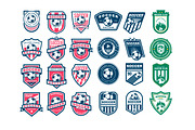 54 Football Logos MASSIVE BUNDLE, a Sport Illustration by grindstudio (Thumbnail 2 of 4)