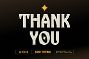 Kopi Hitam - Retro Bold Font, a Serif Font by Rahagita Studio (Thumbnail 7 of 7)