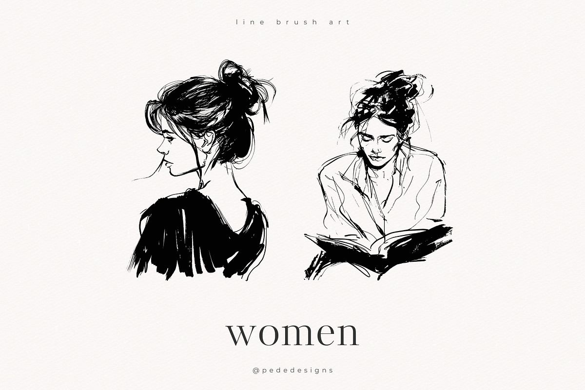 Women I, a Person Illustration by PeDe Designs (Photo 4 of 6)