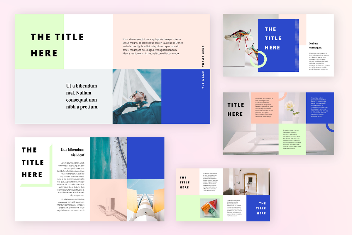 Block Google Slides - 2 Color Themes, a Presentation Template by chio.design - Khalay Chio (Photo 3 of 15)