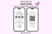 QR Code, Scan To Pay Sign Template, a Social Media Template by Cherry Paper Co (Thumbnail 5 of 6)
