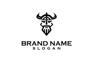 Viking logo design template, an Object Graphic by nicemorning