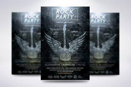 Rock Party Flyer