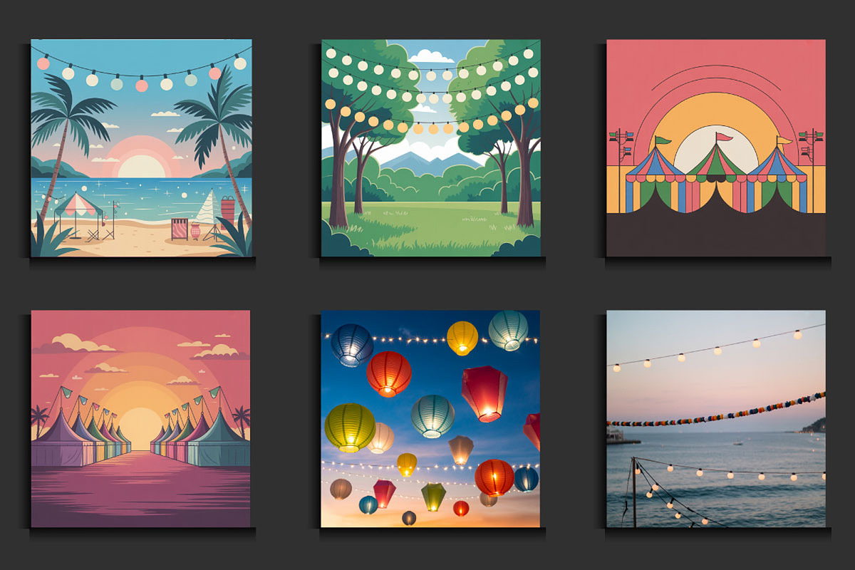 30 Summer Festival Background, a Background Graphic by protabsorkar11 (Photo 2 of 4)