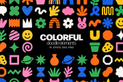 Colorful Doodle Elements, an Object Illustration by Pixels.Craft (Thumbnail 1 of 10)