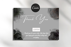 Thank You Order Card | Canva, a Card Template by tahananeart