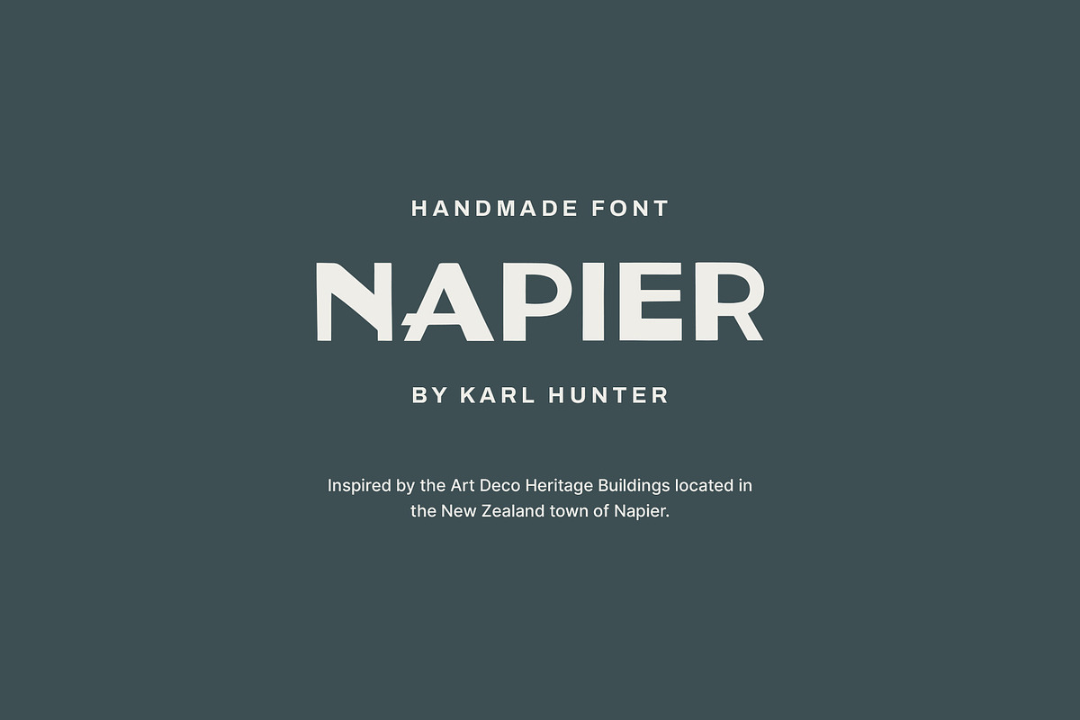 Napier Font, a Handwritten Font by KH STUDIO (Photo 1 of 6)