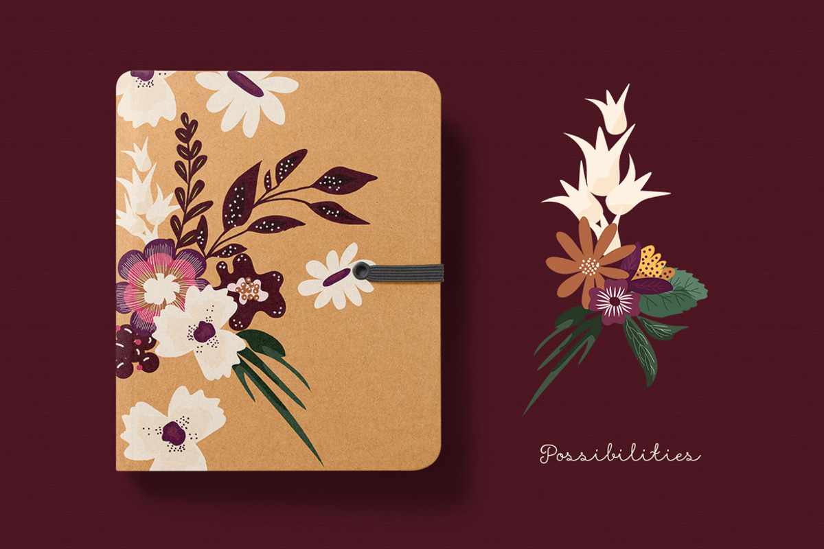 Possibilities - floral elements, a Decorative Illustration by Bloomart Studio (Photo 2 of 6)