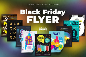 Black Friday Flyer Template Bundle