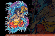 Watercolor Heroes & Demon Part 05, an Illustration by NStudio (Thumbnail 3 of 5)