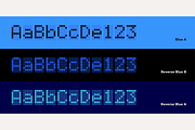 LCD HD44780 - Color Pixel Font, a Font by SelfBuild Type (Thumbnail 9 of 17)