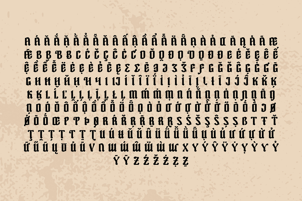 Sigma Boy – Elegant Blackletter Font, a Font by AuthenType (Photo 12 of 15)