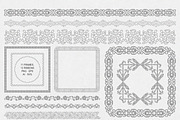 Cross Stitch Vintage Vector Set, an Object Graphic by AnMark (Thumbnail 12 of 15)