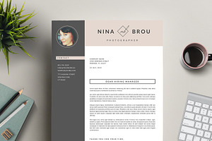 Feminine Resume Design CV