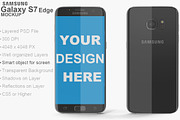 Samsung Galaxy S7 Edge Black Mockup, an Android Mockup by PSD Mockups (Thumbnail 2 of 7)
