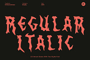 CS Venom Drawn, a Blackletter Font by Craft Supply Co. (Thumbnail 3 of 8)