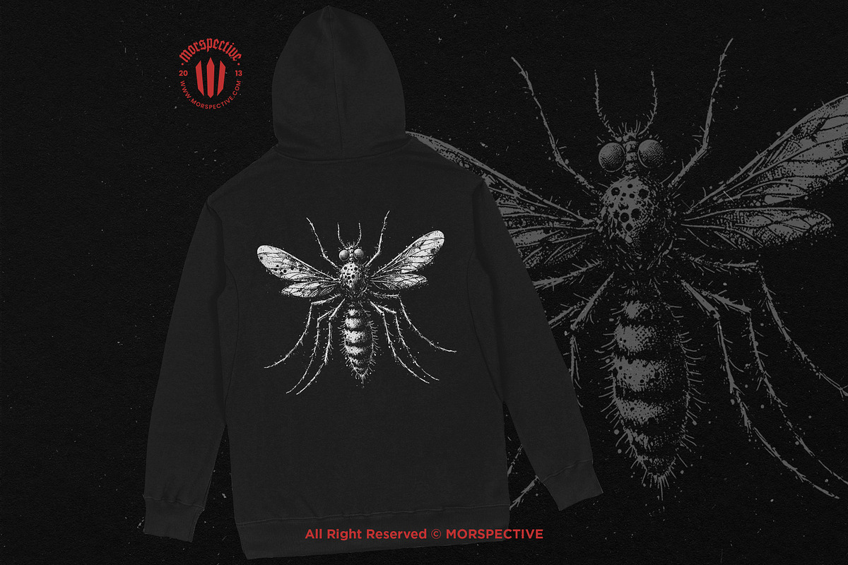 10 Bundle Dark Art Mosquito Insect, an Illustration by Morspective (Photo 4 of 7)