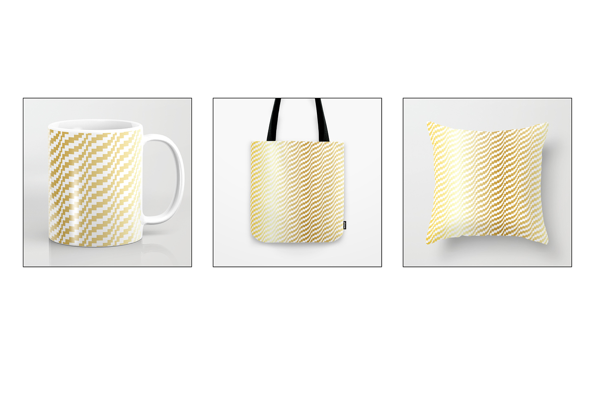 Gold Bargello Patterns preview 5
