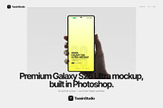 Hand Held Galaxy S26 Ultra Mockup, an Android Mockup by Toasin Studio (Thumbnail 8 of 8)