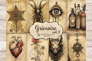 Grimoire Junk Journal Kit