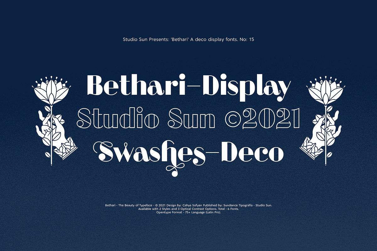 Bethari Font Display (70% Off), a Font by Sundance Tipografia (Photo 2 of 10)
