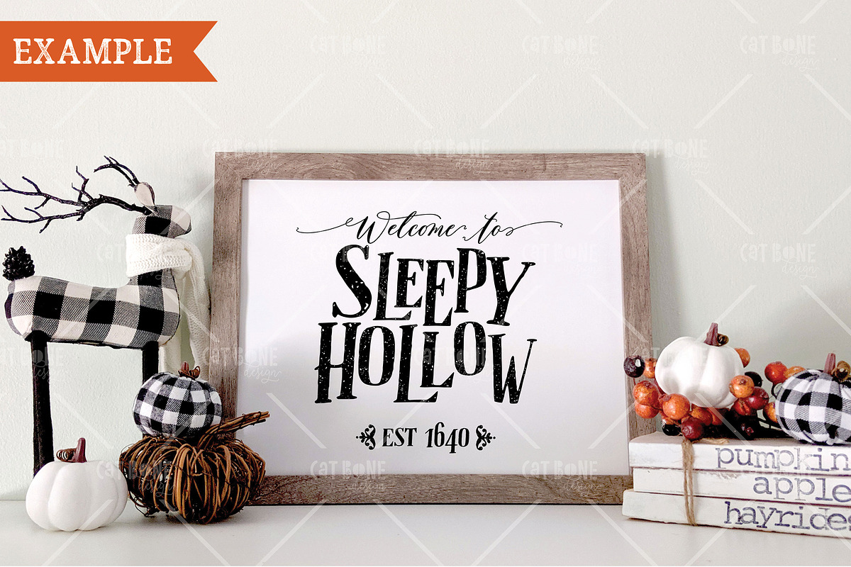Fall Frame Mockup 7, a Household Mockup by CatBoneDesign (Photo 2 of 3)