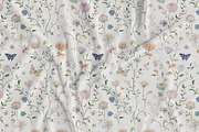 Romantic Floral Seamless Patterns, a Pattern Graphic by Olya Creative (Thumbnail 14 of 17)