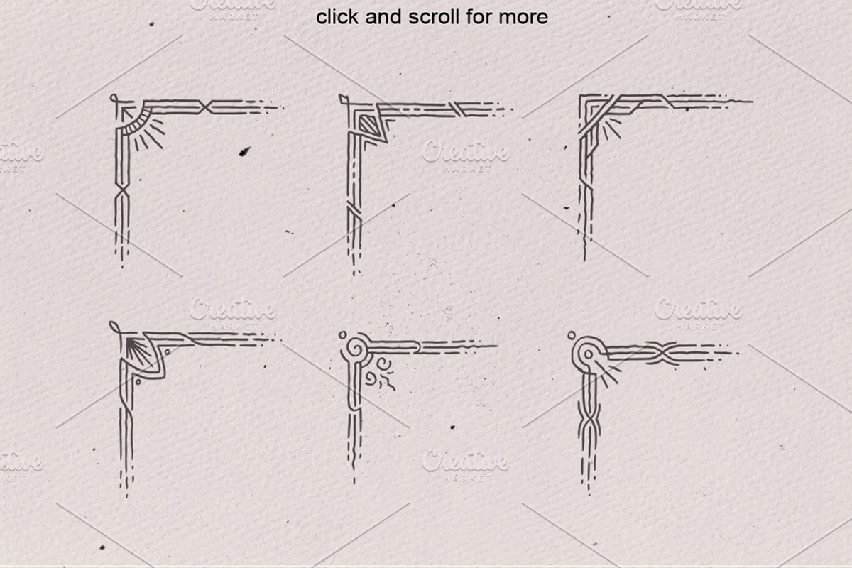 Line Corner Frame, an Illustration by lups design (Photo 3 of 5)