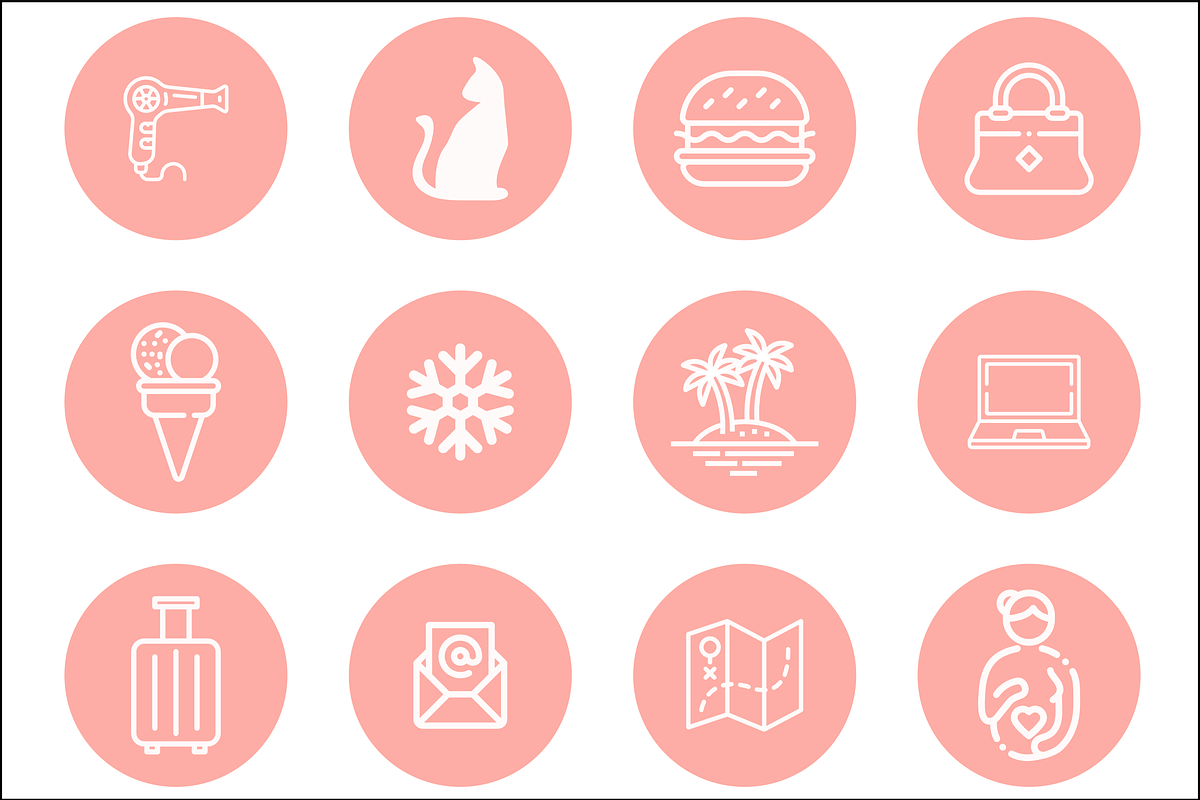 Instagram Story Highlight Icons, a Social Media Template by LeArt (Photo 2 of 3)