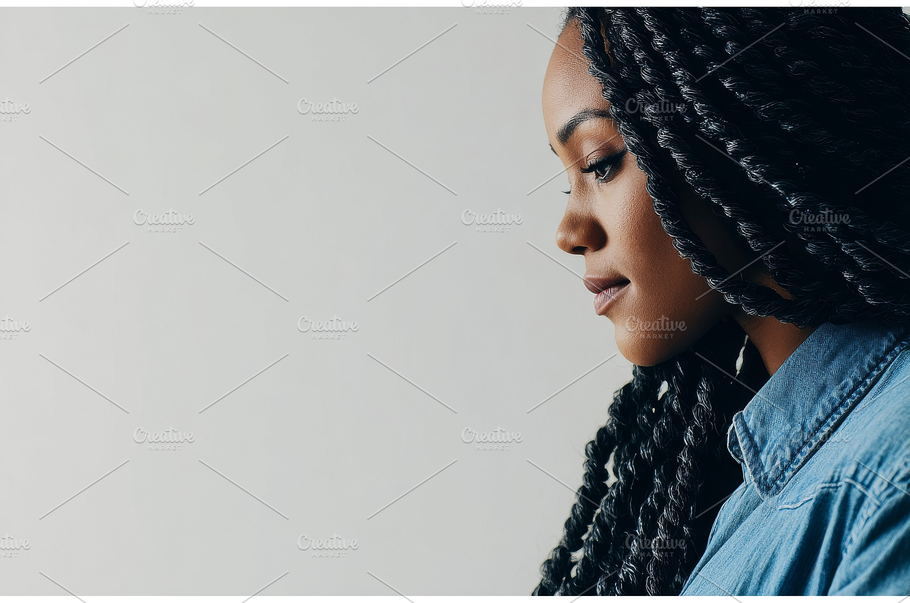 African American girl posing on a, a Person Photo by ZinetroN