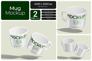 Mug Mockup, a Cups & Container Mockup by Bartama Graphic