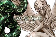 Magic Snake Clipart - Hand Drawn PNG, an Animal Illustration by Lenninator Digital (Thumbnail 7 of 7)