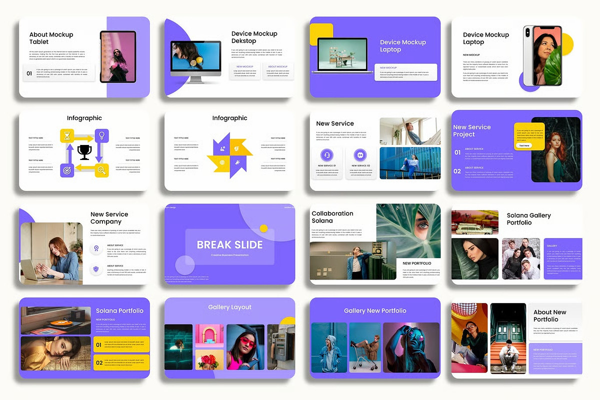 Solana – Business PowerPoint, a Presentation Template by kreatifreya (Photo 4 of 5)