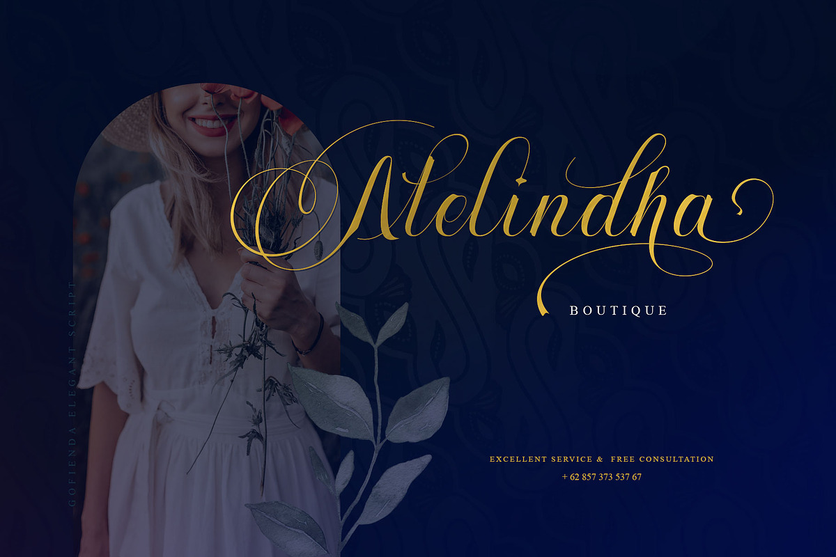 Gofienda, a Script Font by alit design (Photo 7 of 17)