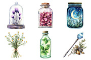 Fairy Apothecary Watercolor Clipart, an Illustration by Daily.Designs (Thumbnail 3 of 5)