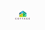 Real Estate Home Cottage Modern Logo, a Branding & Logo Template by Signatoro (Thumbnail 1 of 2)