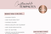 Rose Gold Etsy Shop Branding Kit, a Branding & Logo Template by Macarons and Mimosas (Thumbnail 8 of 9)