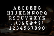 Typewriter Bold Vintage old Font, a Serif Font by Fourteen Letter (Thumbnail 2 of 4)