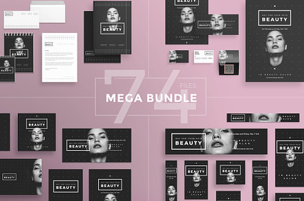 Mega Bundle | Your Skin Beauty, a Poster Template by Amber Graphics