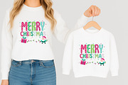 Retro Merry Christmas Doodles Png, an Illustration by designcity5 (Thumbnail 6 of 8)