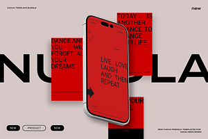 NUVOLA - Canva IG templates 32, a Social Media Template by Ashiya Pixel