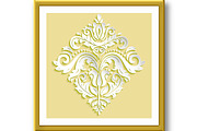 Oriental Vector Pattern With 3D, a Decorative Illustration by FineArtStudio (Thumbnail 3 of 3)