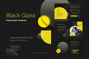 Black Glass - PowerPoint Template