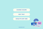 Call to Action Buttons and Stickers, a Templates & Theme by sungandco (Thumbnail 2 of 4)