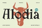 CS Alodia – Gothic Font, a Serif Font by Craft Supply Co. (Thumbnail 1 of 8)