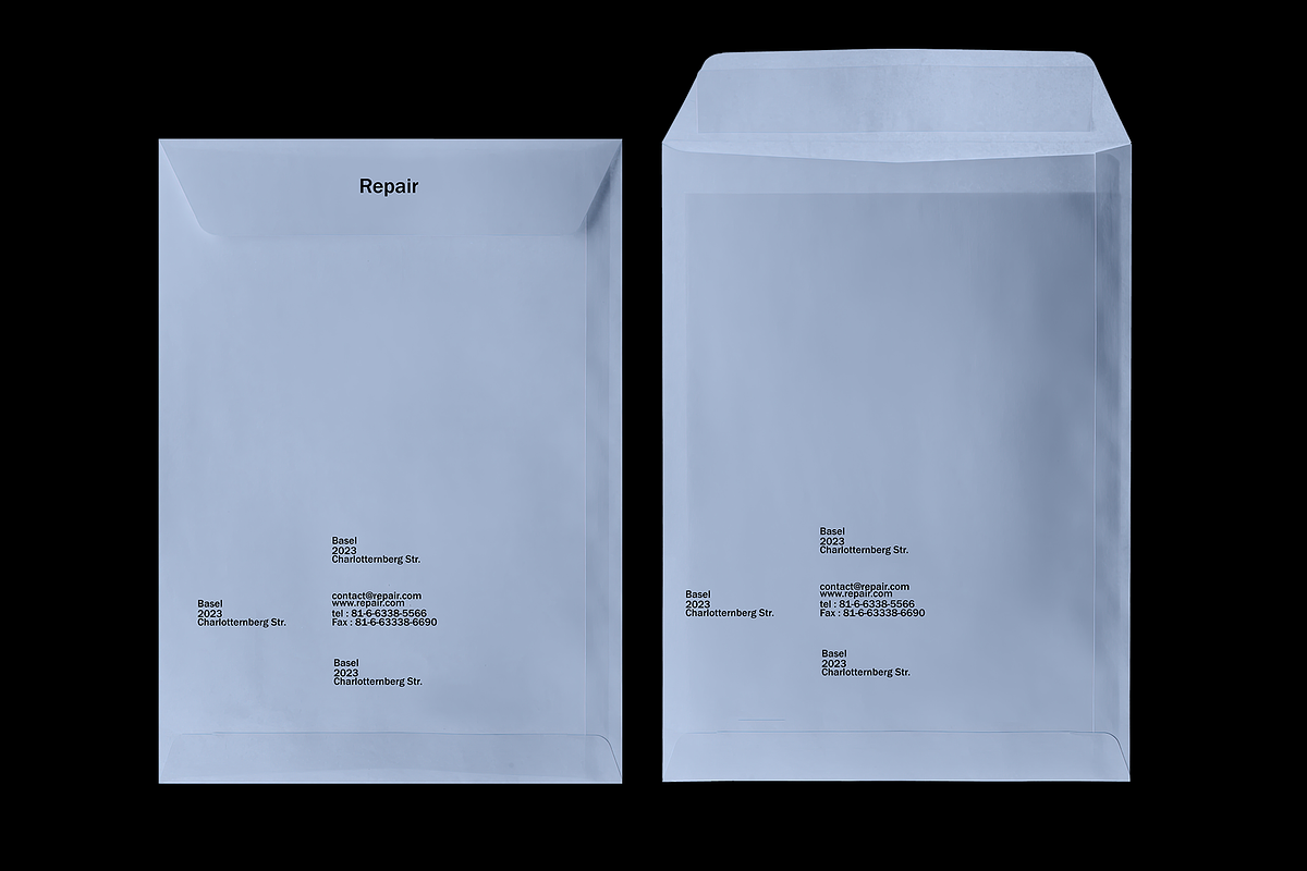 Branding Stationery Envelope Mockup, an Advertising Mockup by Replika Machine (Photo 8 of 8)