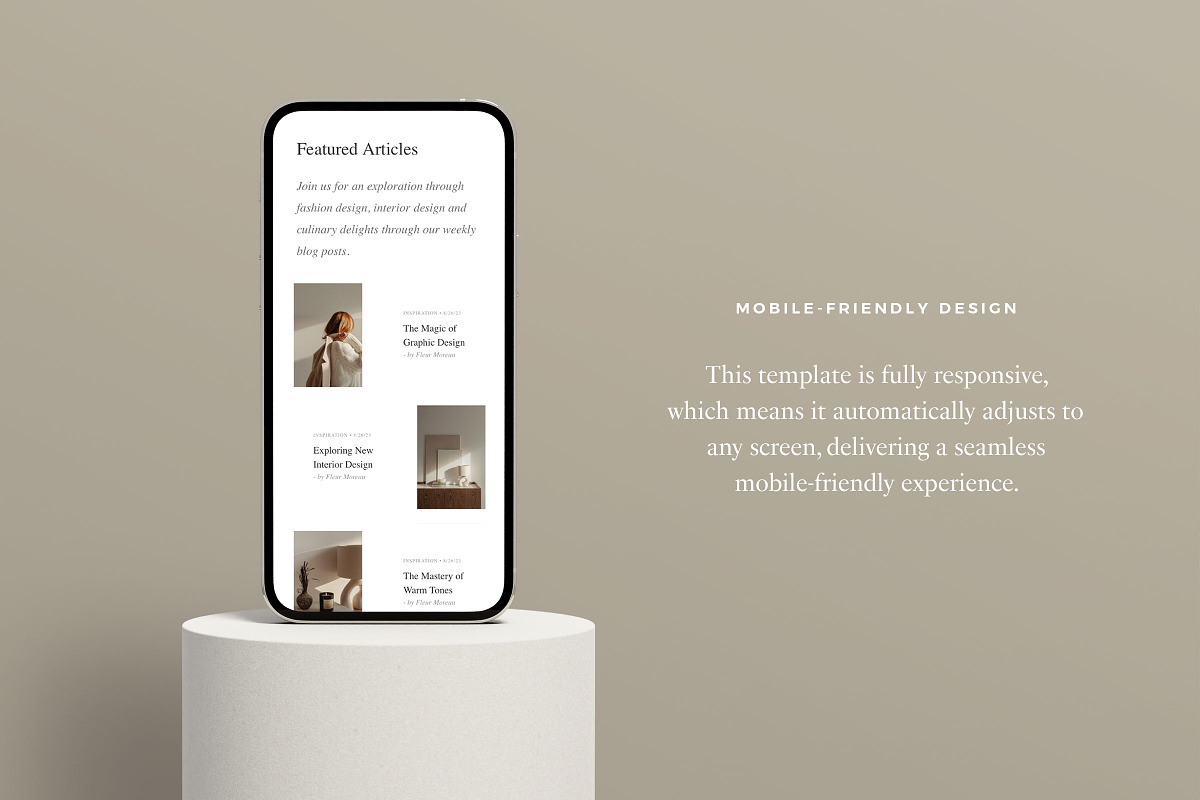 Fleur Moreau Email Template, an Email Template by Ruben Stom (Photo 4 of 6)
