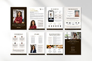 8‑Page Speaker Media Kit Template, a Marketing Template by Business Chic (Thumbnail 2 of 5)