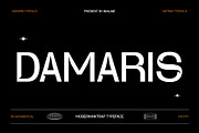 Damaris - Ink Trap Font, a Sans Serif Font by Inviline.co (Thumbnail 9 of 11)